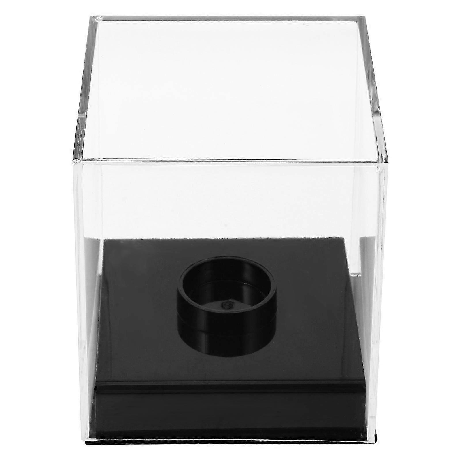 Baseball Holder Display Case Acrylic for Balls Transparent Square