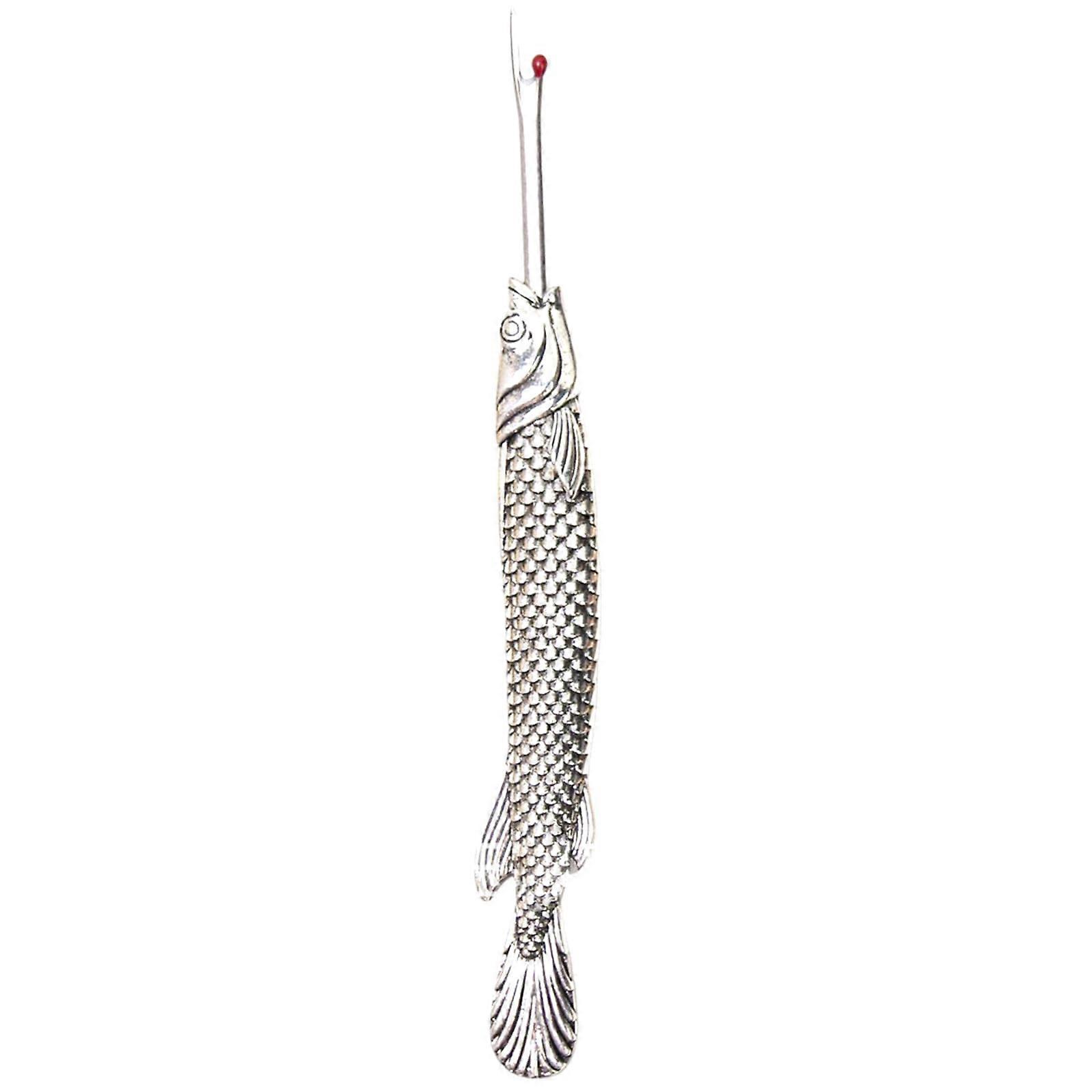 Fish Shaped Seam Ripper Metal Thread Unpicker for Easy Thread Removal Sewing Tool Silver S