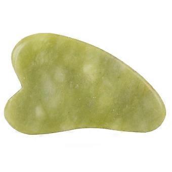 Jade Gua Sha Board Groen 4,5×7,3cm Gezichtsverzorging Massage Tool 1 stuk