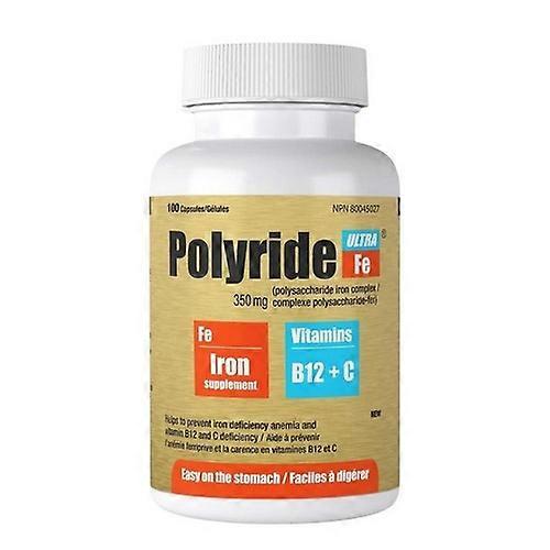 Polyride Fe Ultra Polysaccharide Iron Complex,350 Mg,100 Caps