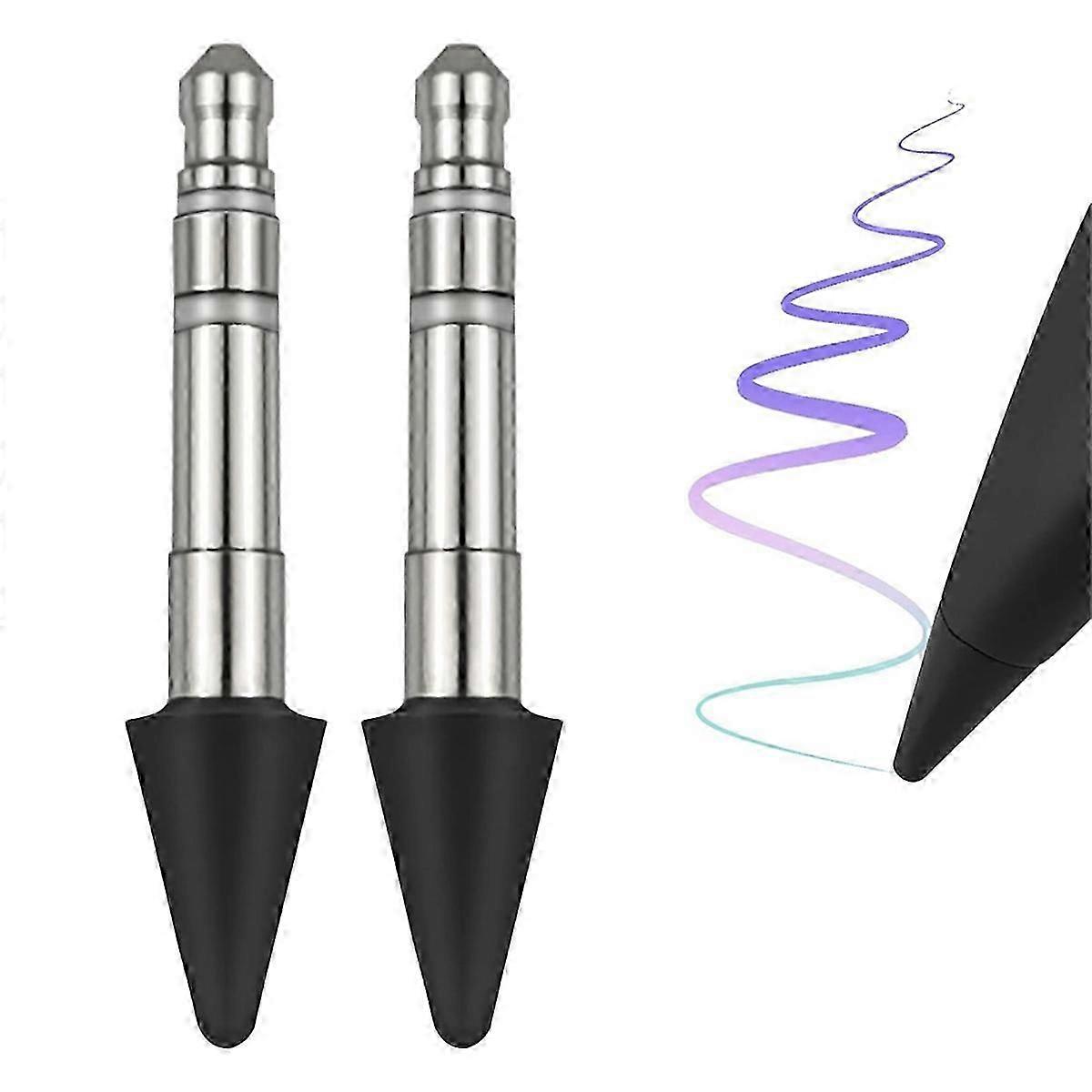 2PCS Slim Pen Tips Replacement , Real-Time Sensitivity
