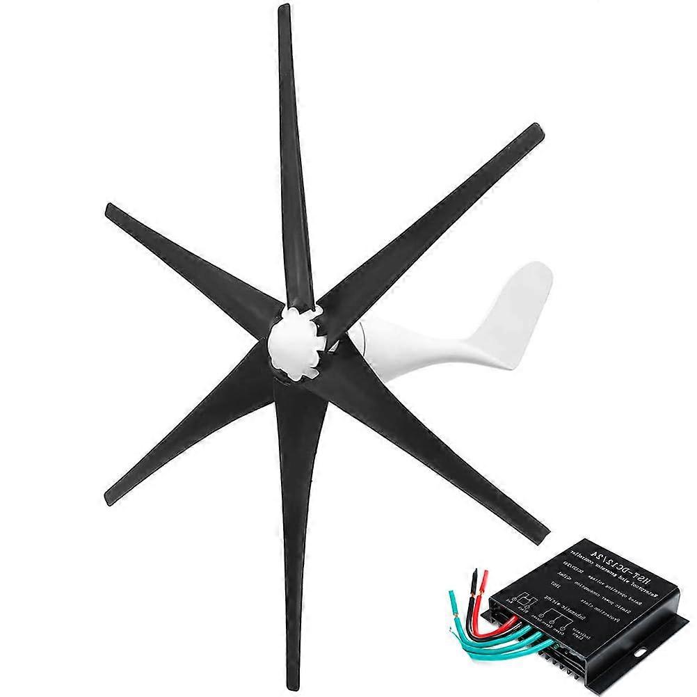 48V 3000W 6 Blade Wind Turbine Generator Kit with Controller, Off Grid Wind Power System for Home