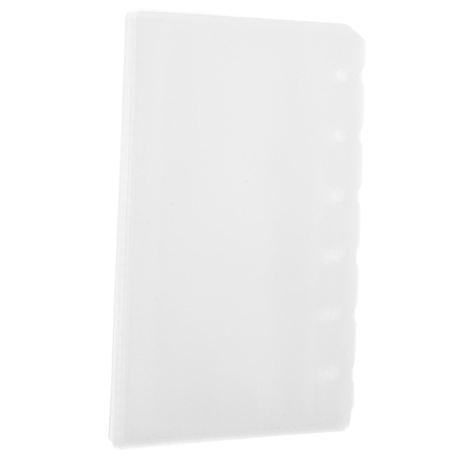 Scrapbook Refill Pages Transparent PVC for Document Protection 260Pcs