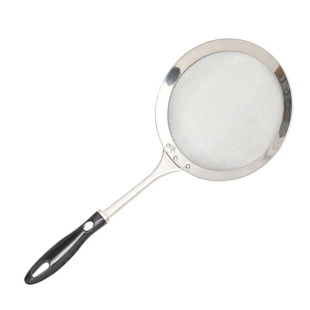 Flour Powder Colander for Kitchen Baking Made from Stainless Steel Black