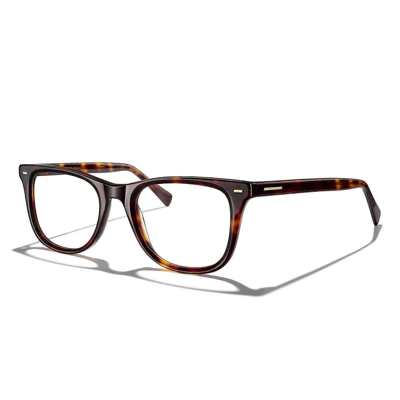 Blue Light Blocking Square Reading Glasses Retro Leopard Frame Lightweight Unisex Computer Readers