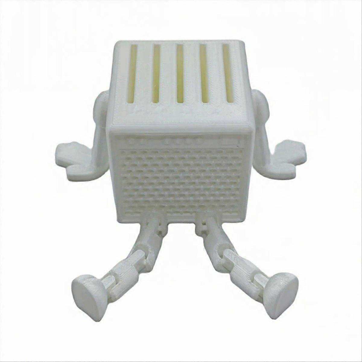 3D Printed Guitar Pick Storage Box White