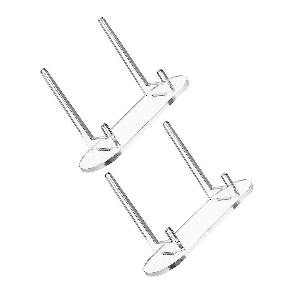 Clear Acrylic Photo Holder Stand for Display 4Pcs Stable Support