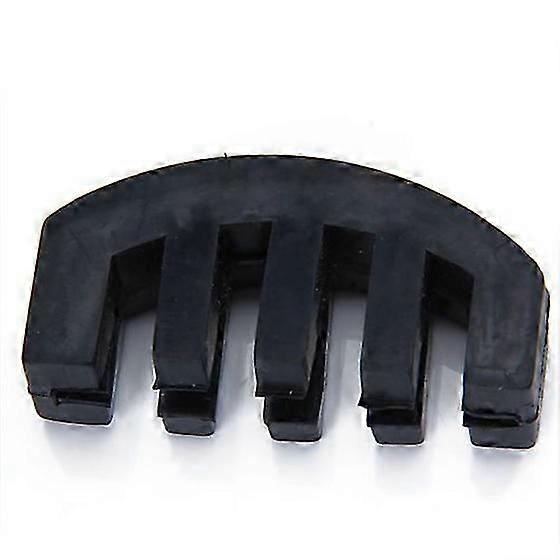 Rubber 4/4 Violin practice mute Black
