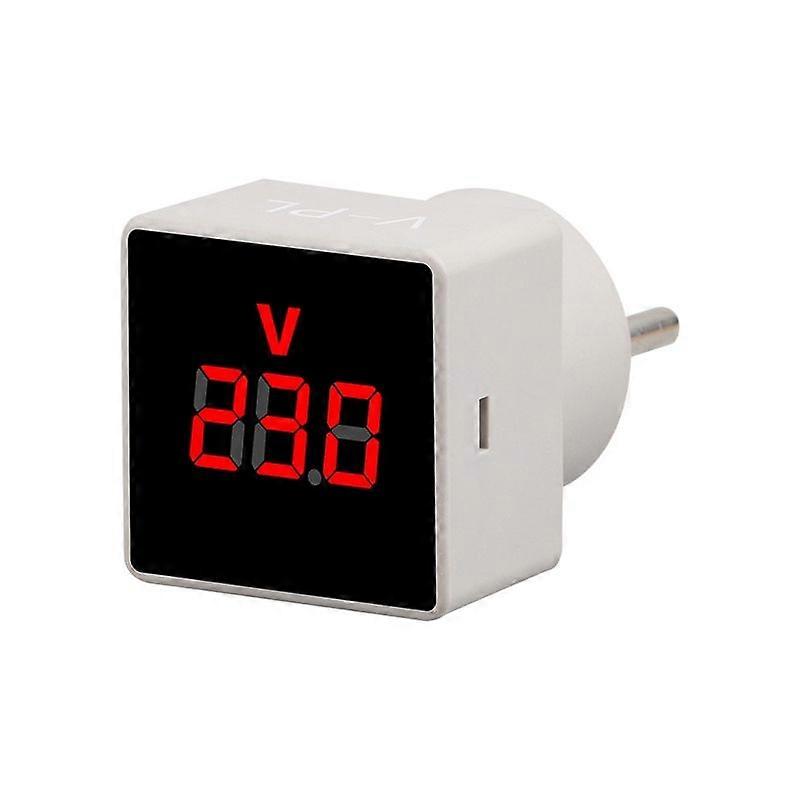 SINOTIMER V-PL Square Household Digital AC Voltmeter EU Plug V-PL EU Plug