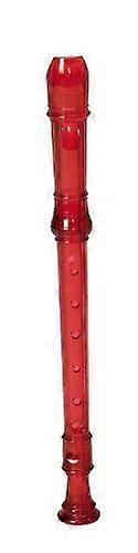 Translucent Plastic Soprano Recorder for Beginners with Easy Playability and Reliable Intonation