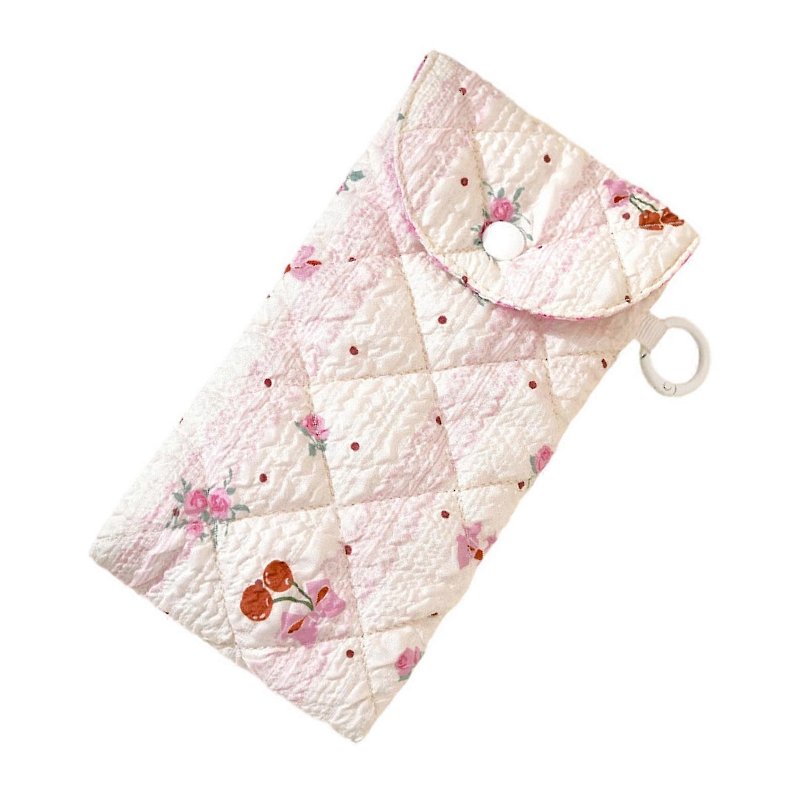 Practical Snap Eyeglass Bag With Unique Pattern Convenient Storage Solution Sunglasses Pouch For Glasses And Essential Multicolor