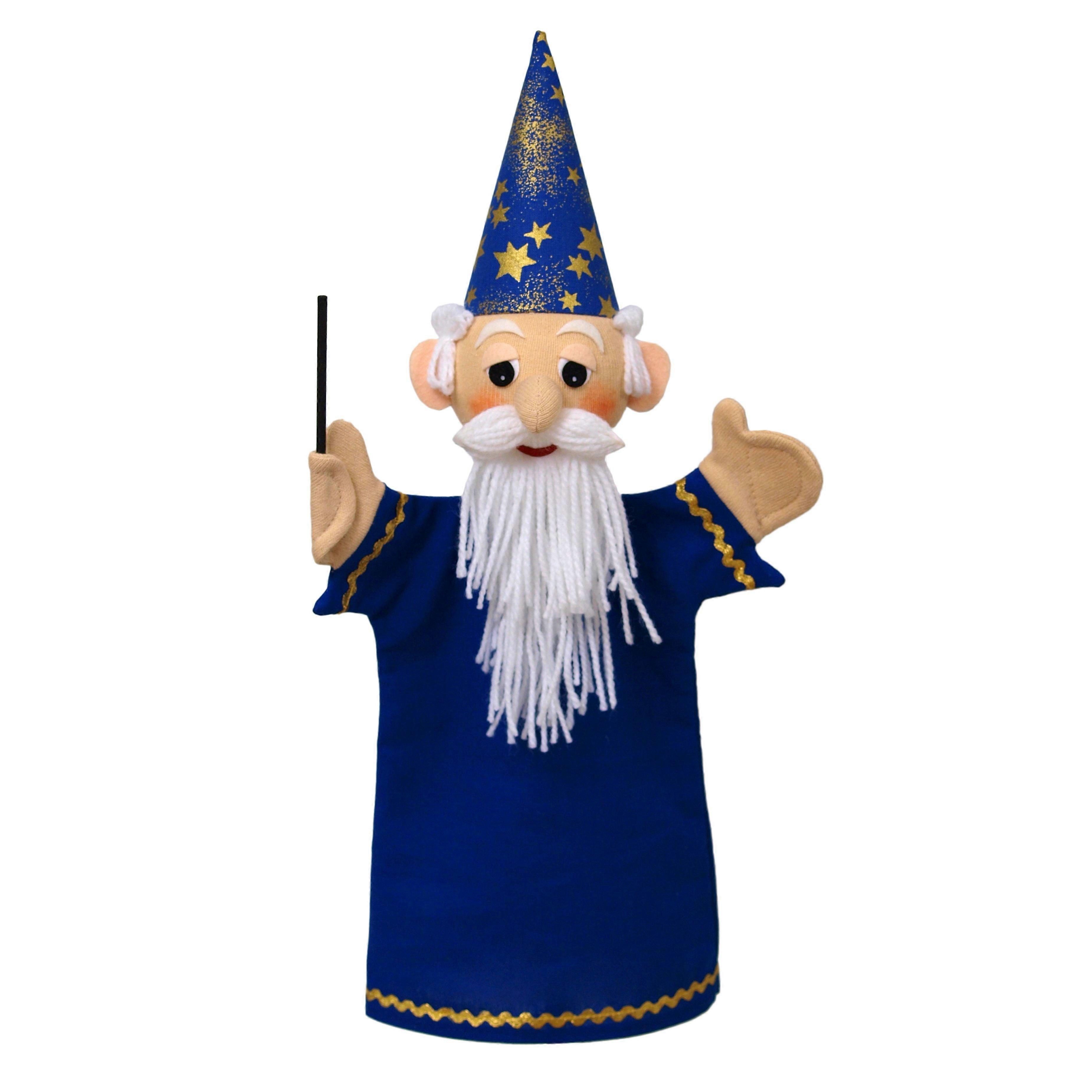 Handpuppe Zauberer 36 cm, 22109A