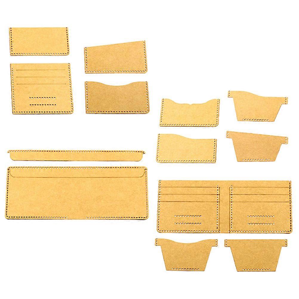 Patterns Template for Wallet Sewing Template 3Sets Acrylic Material