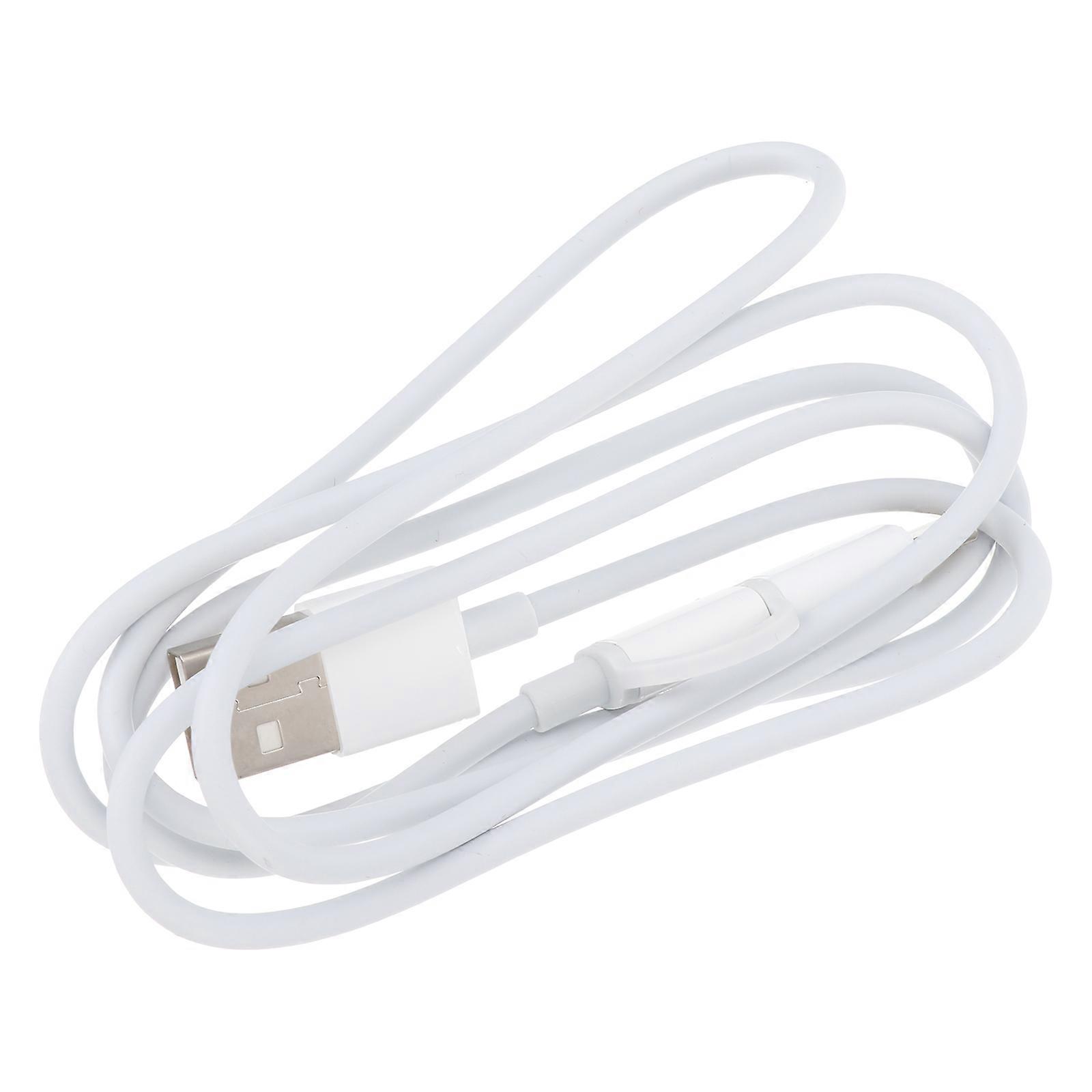 Data Cable USB Type-C Micro USB Cable for Charging White PVC Cord