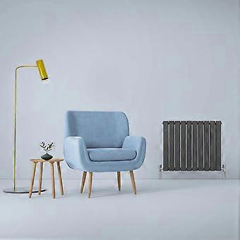 Designer Radiators 60 x 70cm Flat Panel Modern Central Heating Anthracite Grey Horizontal Column
