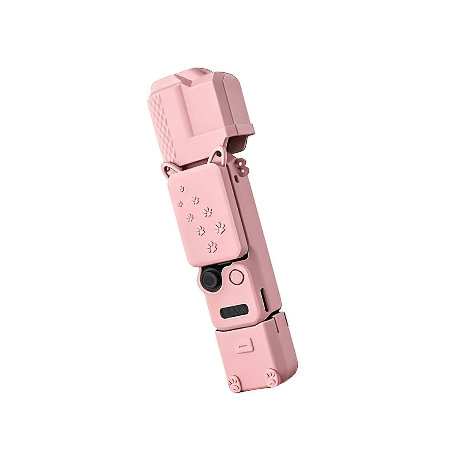 Soft Shells Camera Body Case Impact Resistant Silicone Cover Full Function Access for Pocket 4  Pink