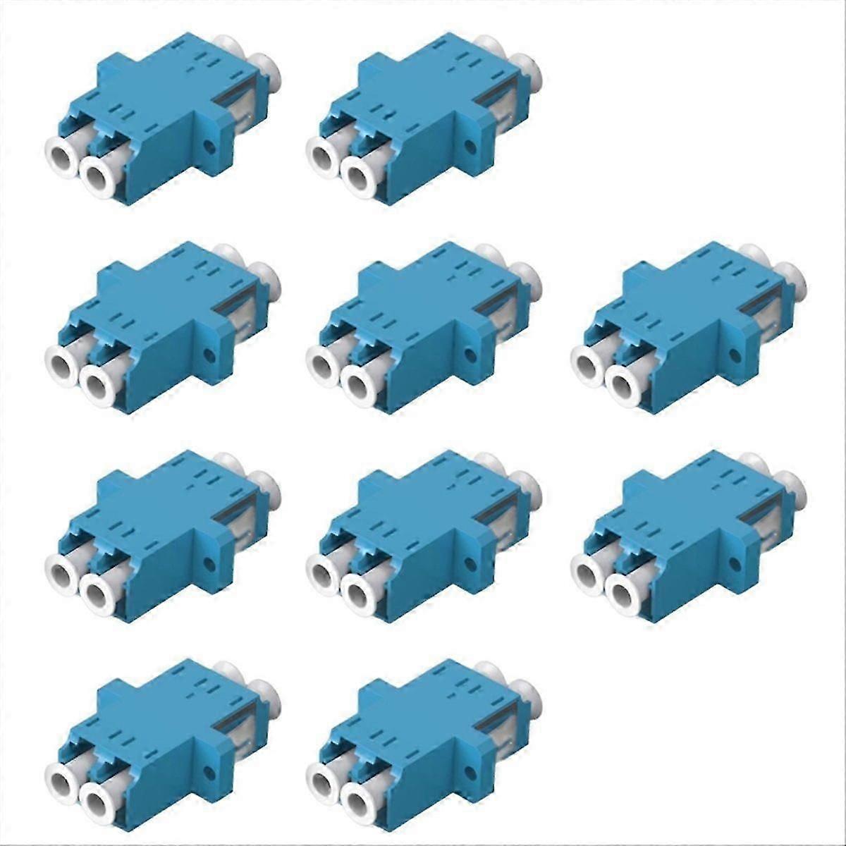 10PCS LC Fiber Optic Adapter
