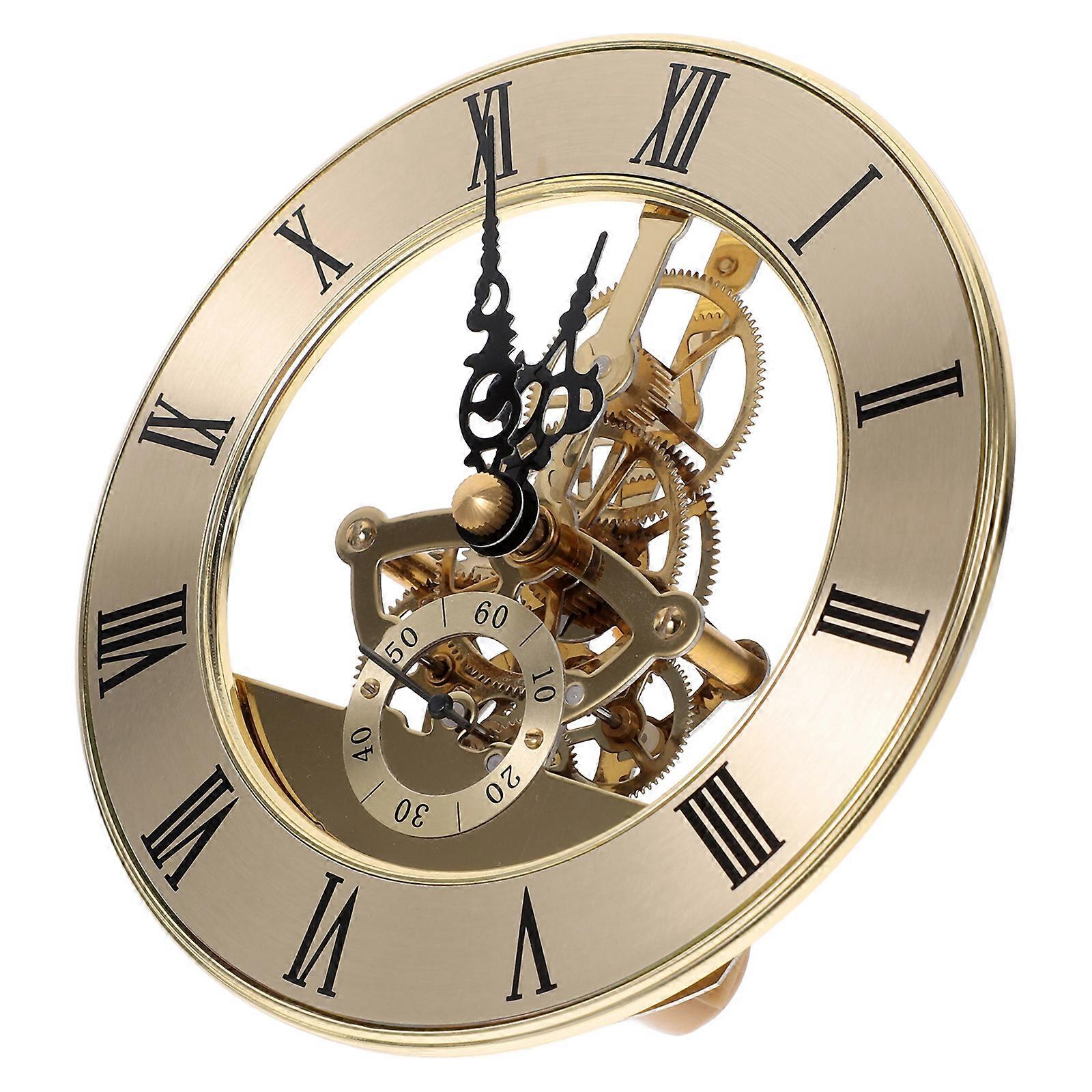 Round Clock Head Insert Crafts Clock Face Replacement Clock Face Replacement Clock Insert Clock Mechanism Replacement Clock Movement