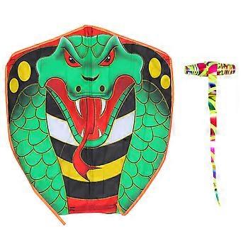 Large Long Snake Kite Handmade Serpent Kite with Long Tails Outdoor Fun Sports
