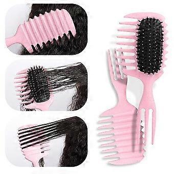Air Cushion Airbag Comb Brush - Dual-Use Anti-Static Detangler for Wet & Dry Hair, Ideal for Curls & Waves