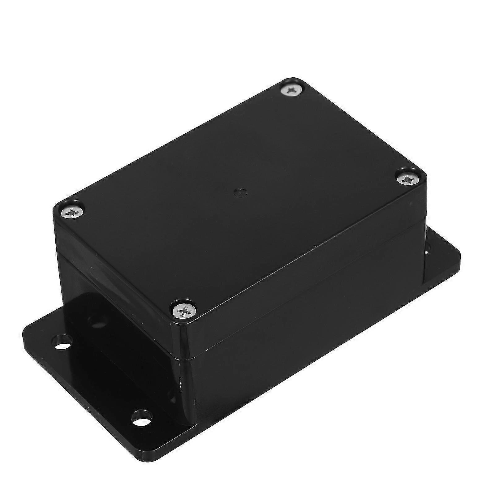 Black Waterproof Junction Box compatible with Electrical Outlets Plastic Small Box