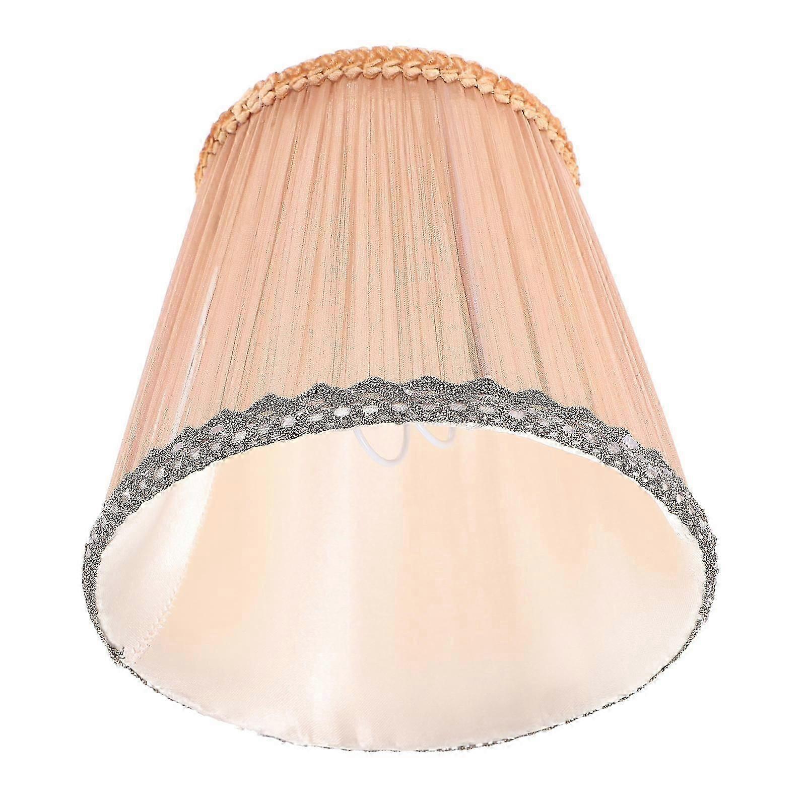 Small Cloth Lamp Shade for Wall Light, Light Brown
