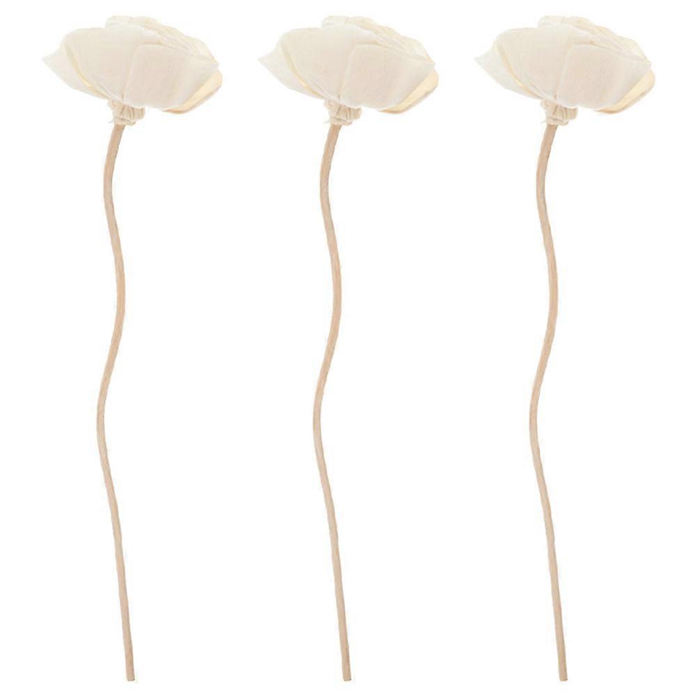 3Pcs Flower Reed Diffuser Sticks Diffuser Refills Essential Oil Diffuser Stick for SPA