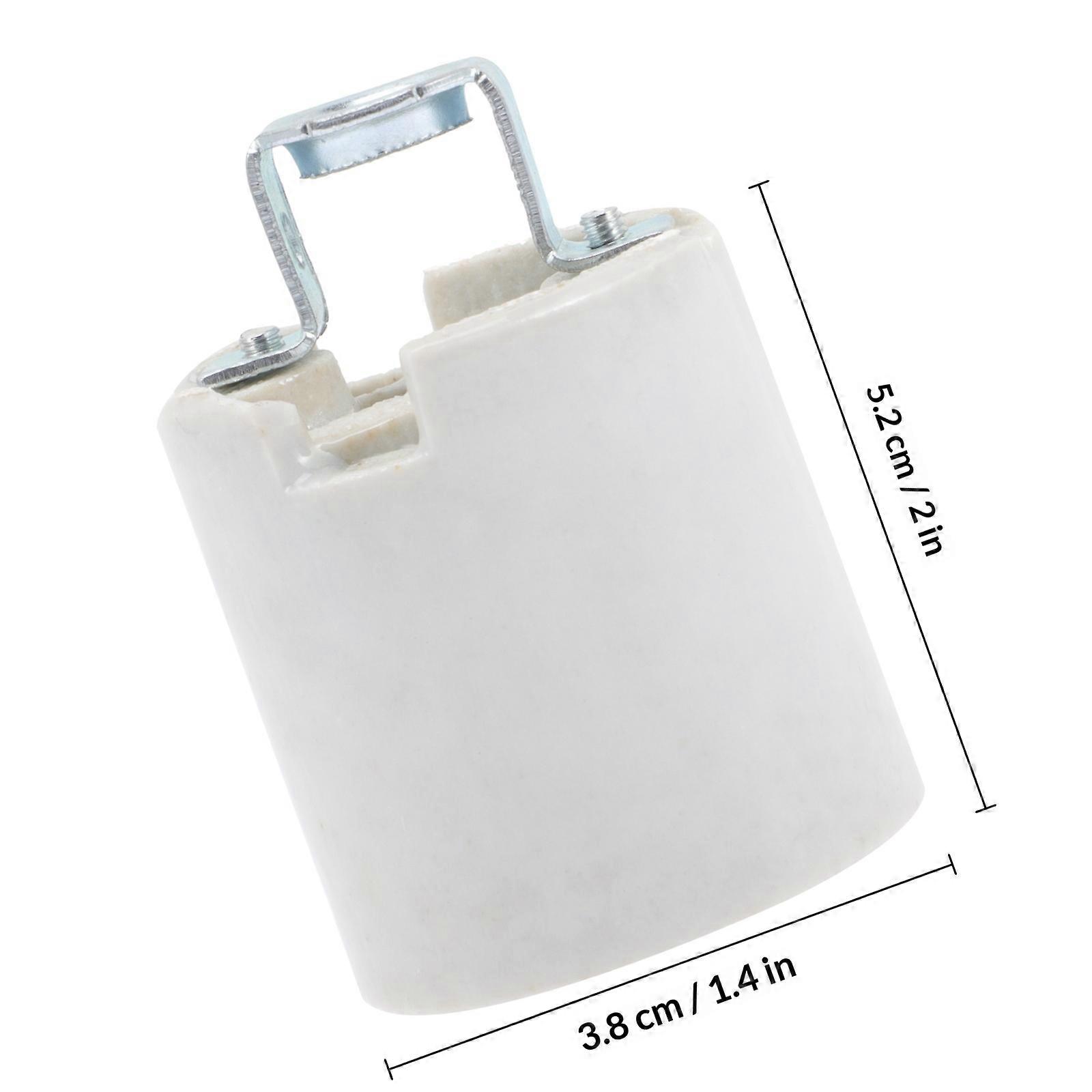 4pcs E26 Screw Light Socket High Temperature Resistant Wall Light Base Holder