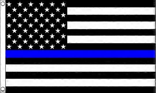USA Thin Blue Line Flag CYQ-643