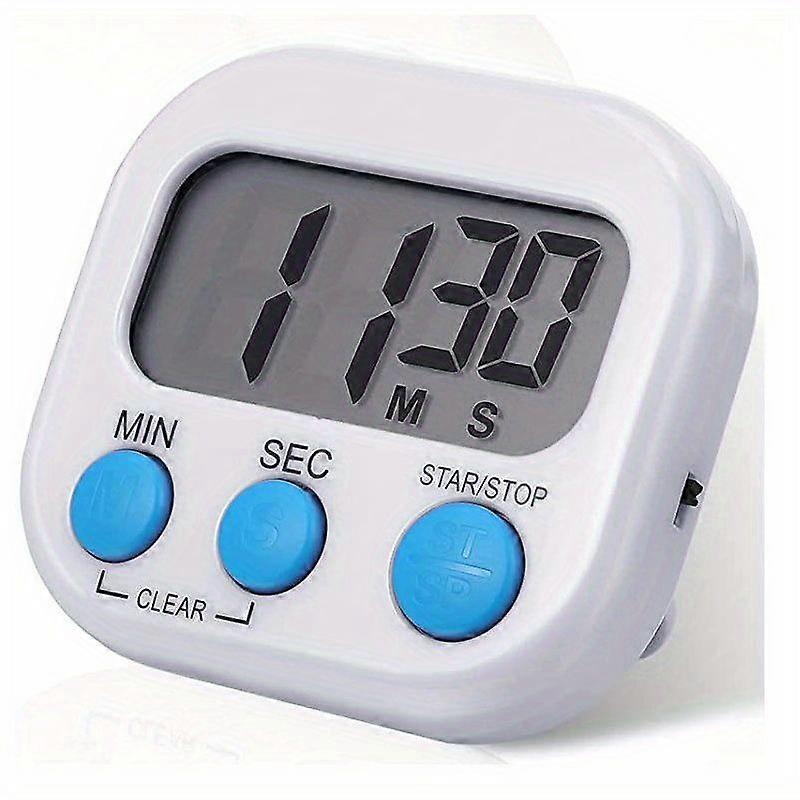 1pc, Multi-Function Electronic Timer, Magnetic Digital Timers, Big LCD Display The Loud/Silent Switch Countdown Timer, Extensively Use In Break Time, 
