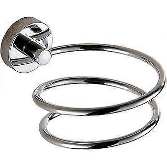 Hair Dryer Holder Hair Dryer Rack Hair Dryer Rack Stainless Steel Hair Care Tools Rack Wall Mount Chrome Finish for Bathroom, Bedroom, Hair Salon