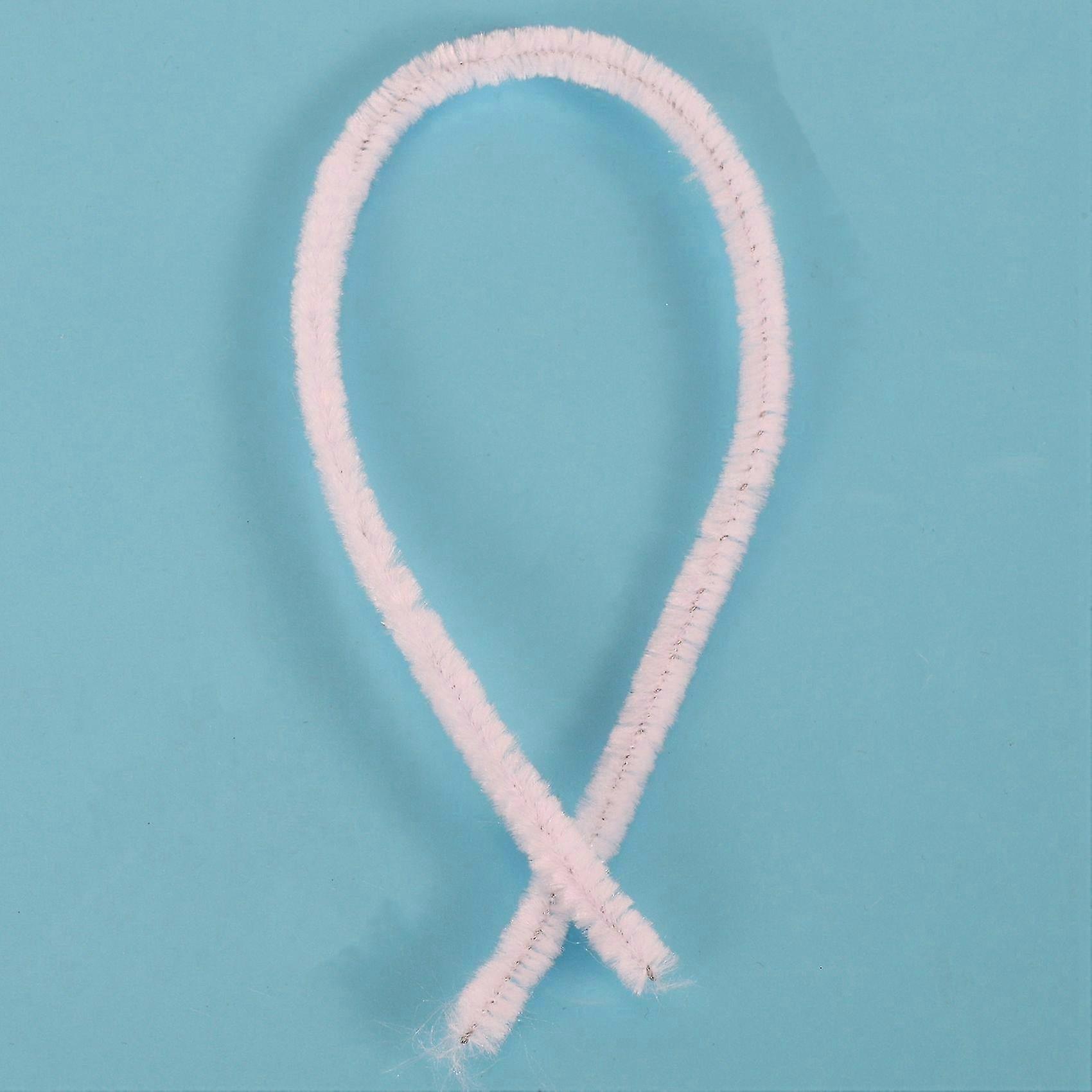 800 Pcs 30cm Creation Pipe Cleaners, White