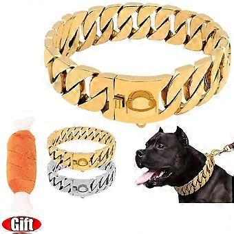 Dog Collar Wide Cuban Link Dog Collar Chain Collar Dog Chain