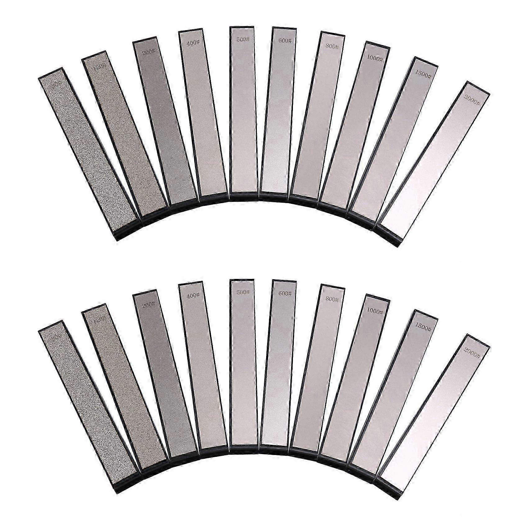 20Pcs Set Diamond Whetstone Knife Sharpener compatible with Ruixin Edge Sharpener