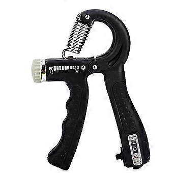 Hand Exercisers 5 60kg Adjustable Countable Hand Grip Strength Exercise Gripper Black-acgn
