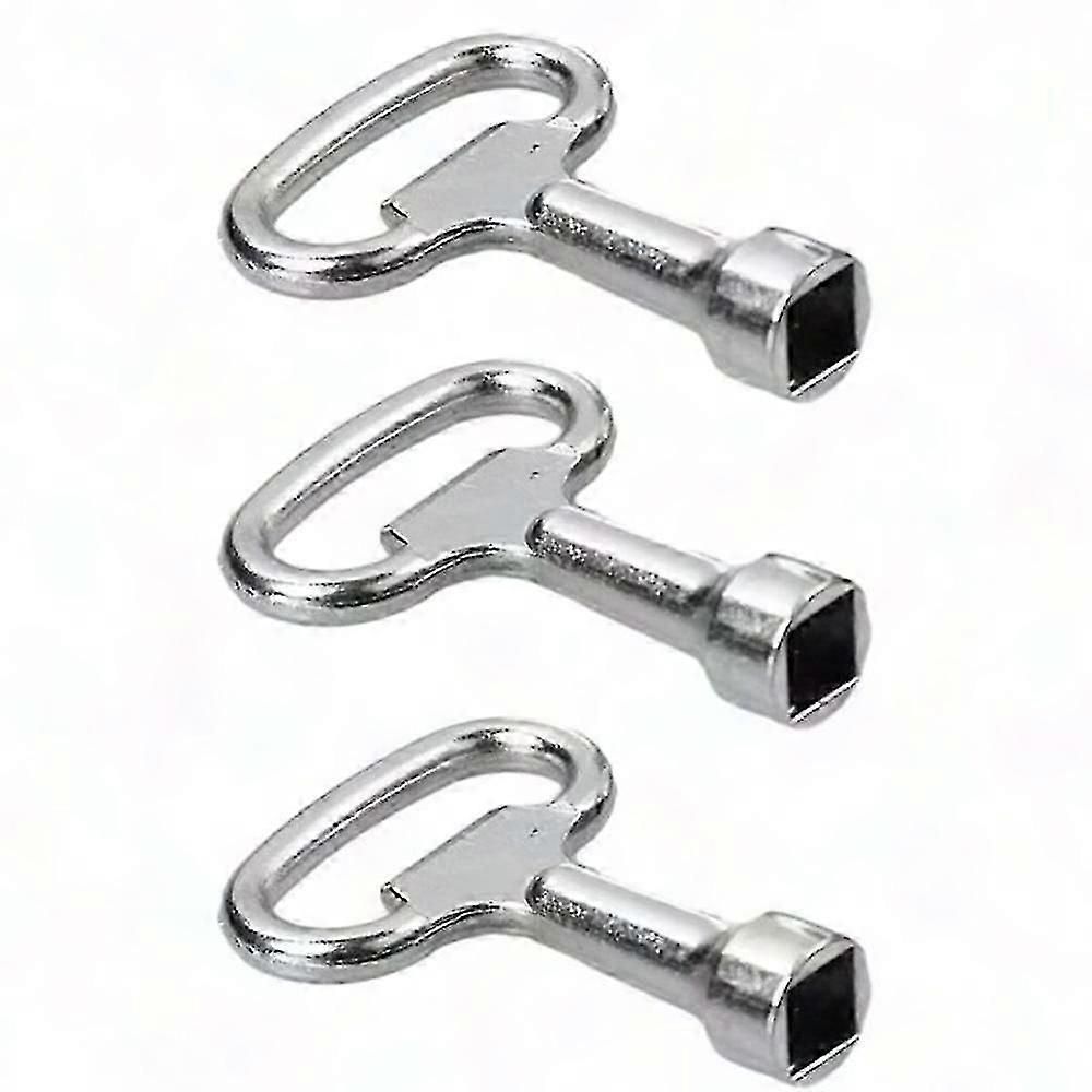 Square Key Set 3Pcs 8mm Water Tap Heating Vent Key