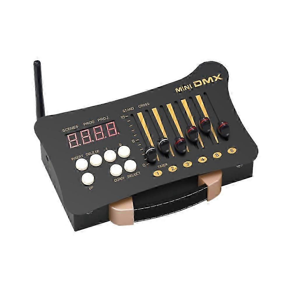 EU Plug Mini Portable DMX 512 Controller Stage Lighting Controller Moving Moving Beam Light Controller Dimming Console