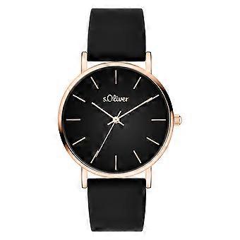 s.Oliver Women's Watch Wristwatch Silicone SO-4183-PQ