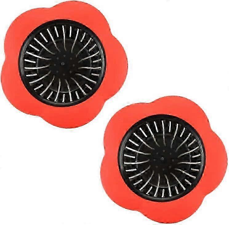 2Pcs Kitchen Sink Strainer Plastic Strainer