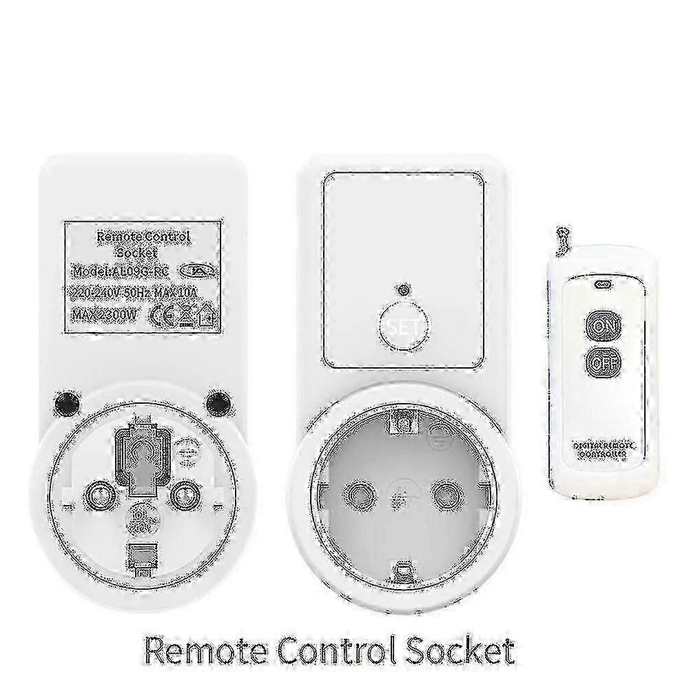 Smart plug for home with wireless remote control EU socket