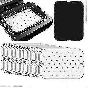 100x ark luftfritöspapper Liner Rectangle Paper Bakning mats pergamentpapper