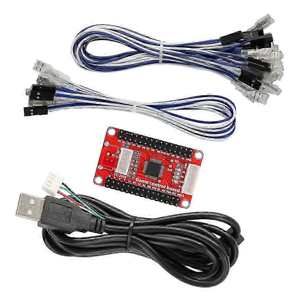 Zero Delay Arcade USB Encoder compatible with PC PS3 Switch Raspberry Pi Nintendo Joystick Button Hitbox Controller 4.8mm