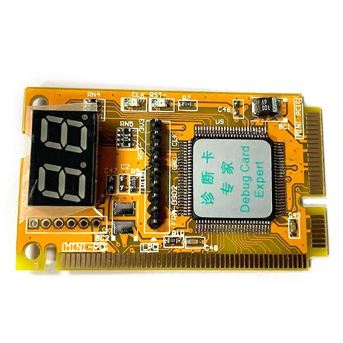 Diagnostic Post Card USB Mini PCI-E PCI LPC PC Analyzer Tester