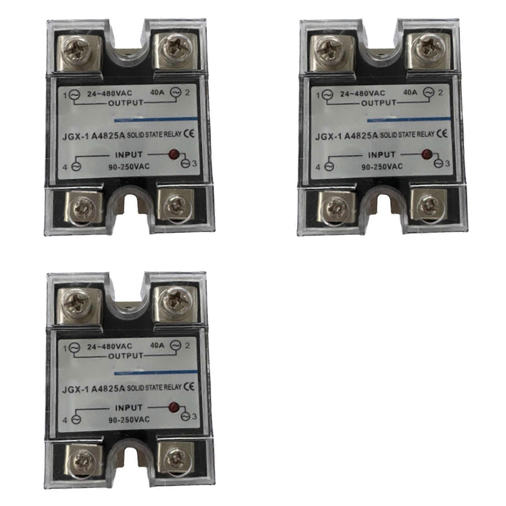 3X AC Control AC Single Phase Solid State Relay Single Phase SSR AA Solid State Relay 40AA