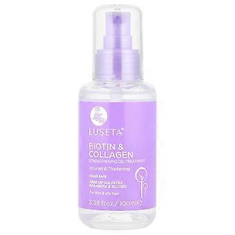 Luseta Beauty, Biotin & Collagen, Stärkende Ölkur, Für dünnes & trockenes Haar, 100 ml (3,38 fl oz)