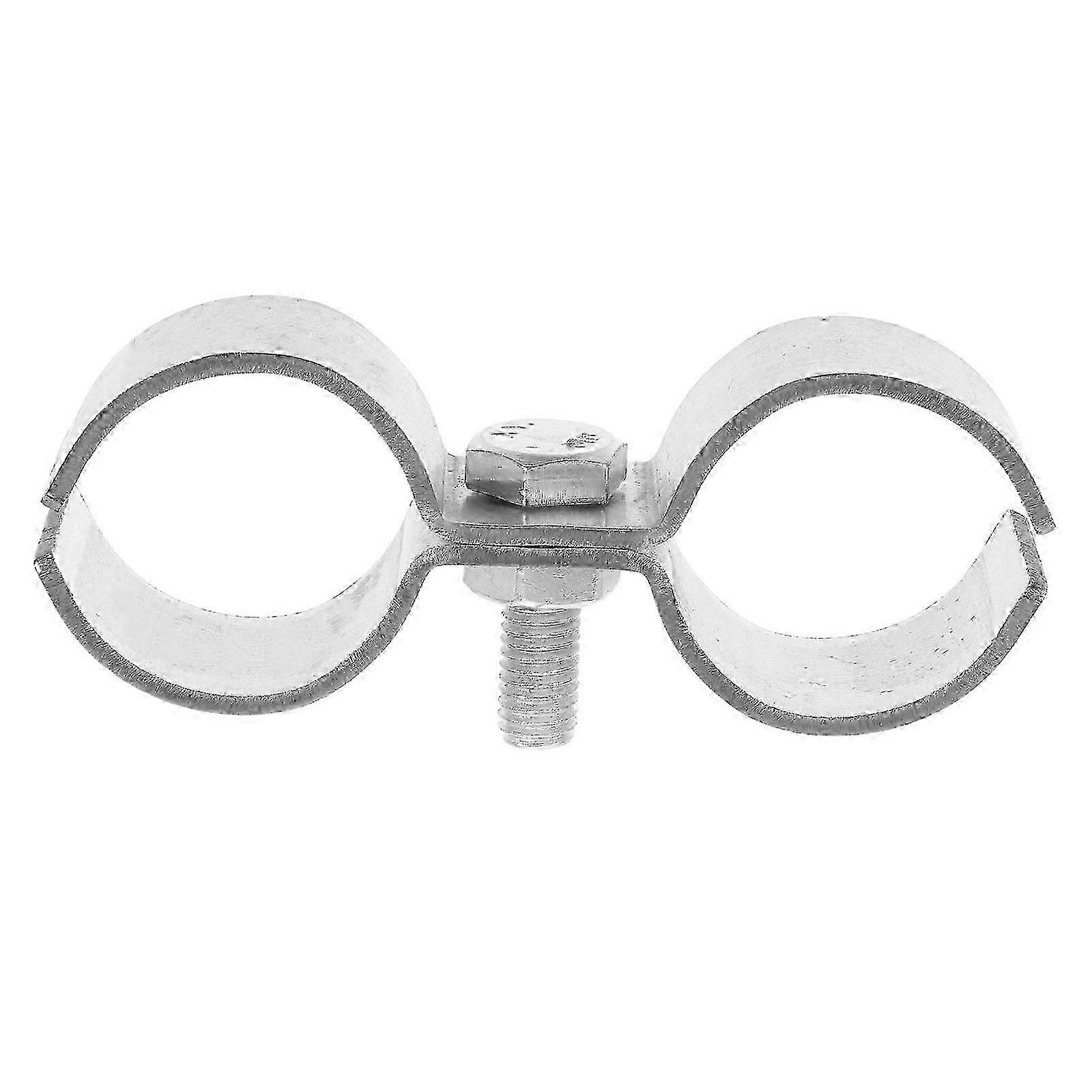 Dual Pipe Clamp 32mm Galvanized