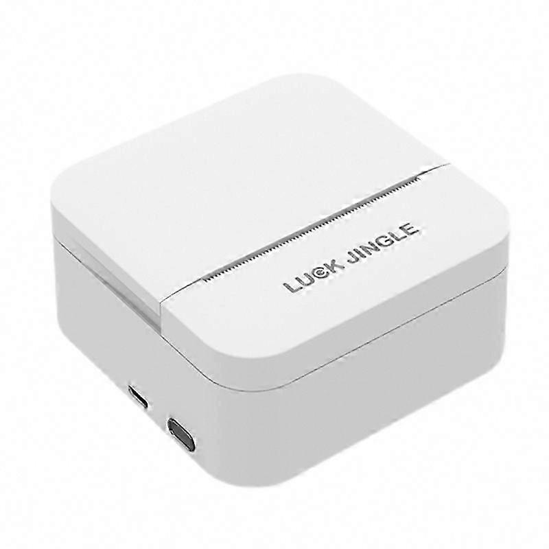 LUCK JINGLE Sticker Printer Machine - Mini Bluetooth Inkless Thermal Photo Printer for & Android