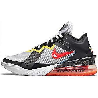 Space Jam x Nike Lebron 18 Low 'Sylvester X Tweety' - Tênis confortável de bico redondo, em tecido, couro sintético e TPU (CV7562-103)