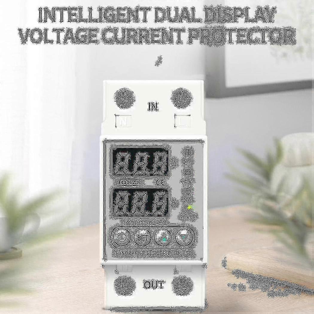 DIN Rail Adjustable Over Under Current Protector