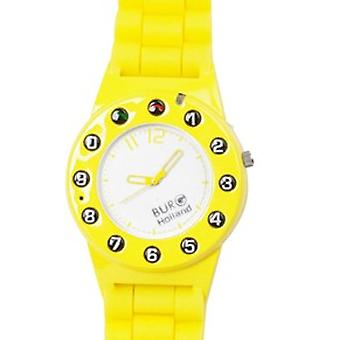 Burg Retro Watch for Unisex Analog Quartz with 5127 Rubber Bracelet